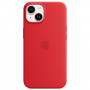 Чехол Apple iPhone 14 Silicone MagSafe Red, красный (PRODUCT RED)