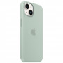 Чехол Apple iPhone 14 Silicone MagSafe Light green, светло-зеленый (Succulent)