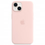 Чехол Apple iPhone 14 Silicone MagSafe light pink, светло-розовый (Chalk Pink)