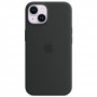 Чехол Apple iPhone 14 Silicone MagSafe Black, черный - темная ночь  (Midnight)