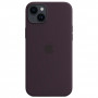 Чехол Apple iPhone 14 Plus Silicone MagSafe Deep Purple, баклажановый (Elderberry)