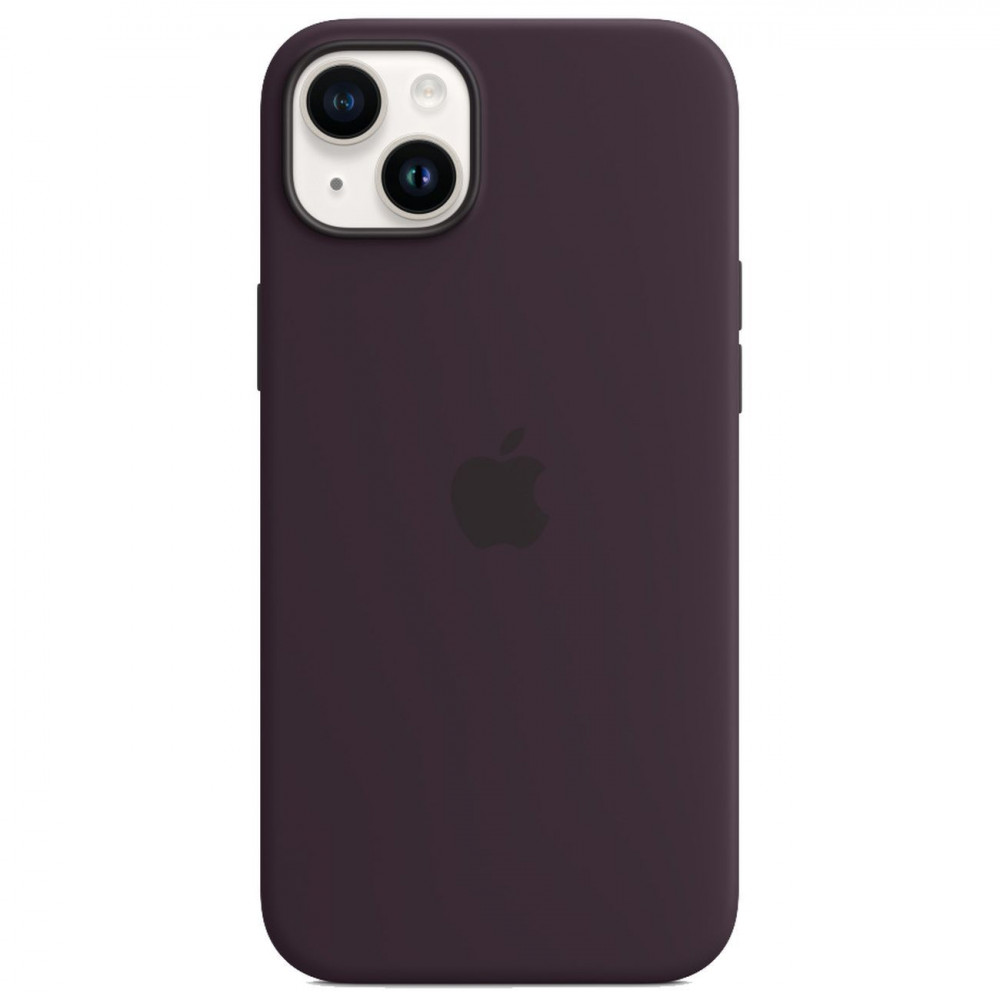 Купить Чехол Apple iPhone 14 Plus Silicone MagSafe Deep Purple,  баклажановый (Elderberry) в Новосибирске по цене 1 300 р.