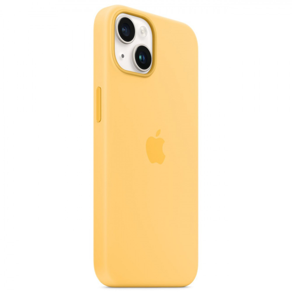 Купить Чехол Apple iPhone 14 Plus Silicone MagSafe Yellow, желтый (Sunglow)  в Новосибирске по цене 1 300 р.