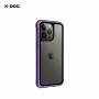 Чехол K-Doo Case Ares для Apple iPhone 14 Pro фиолетовый;прозрачный (Deep Purple TPU)