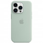 Чехол Apple iPhone 14 Pro Silicone MagSafe Light green, светло-зеленый (Succulent)