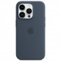 Чехол Apple iPhone 14 Pro Silicone MagSafe Blue, синий - синий шторм (Storm Blue)