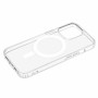 Силиконовый чехол Clear case Magnetic на iPhone 14 Pro Max, прозрачный TPU (Ice)