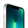 Силиконовый чехол Clear case Magsafe на iPhone 13 Pro Max, прозрачный TPU (Ice)