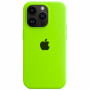 Силиконовый чехол Apple Silicone Case для iPhone 14 Pro Neon Green неоново-зеленый