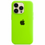 Силиконовый чехол Apple Silicone Case для iPhone 14 Pro Neon Green неоново-зеленый