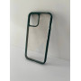 Чехол прозрачный TPU Case на iPhone 14 (Green)