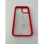 Чехол прозрачный TPU Case на iPhone 14 (Red)