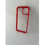Чехол прозрачный TPU Case на iPhone 14 Plus (Red)
