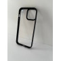 Чехол прозрачный TPU Case на iPhone 14 (Black)