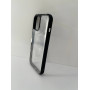 Чехол прозрачный TPU Case на iPhone 14 v2 (Black)