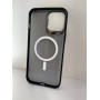 Чехол прозрачный TPU Case MagSafe на iPhone 14 (Ash)