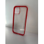Чехол прозрачный TPU Case v2 на iPhone 14 (Red)
