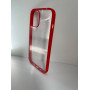 Чехол прозрачный TPU Case v2 на iPhone 14 Pro (Red)