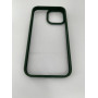 Чехол прозрачный TPU Case на iPhone 14 v2 (Green ice)