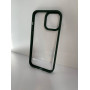 Чехол прозрачный TPU Case на iPhone 14 Plus v2 (Green ice)