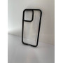 Чехол прозрачный TPU Case на iPhone 14 Pro v4 (Black)