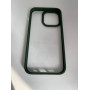 Чехол прозрачный TPU Case на iPhone 14 (Olive Green)