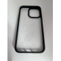 Чехол прозрачный TPU Case на iPhone 14 v5 (Black)