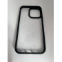 Чехол прозрачный TPU Case на iPhone 14 Pro Max v5 (Black)