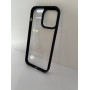 Чехол прозрачный TPU Case на iPhone 14 Pro Max v5 (Black)