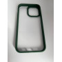 Чехол прозрачный TPU Case на iPhone 14 v2 (Olive Green)