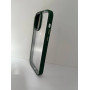 Чехол прозрачный TPU Case на iPhone 14 v2 (Olive Green)