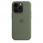 Силиконовый чехол Apple Silicone Case для iPhone 14 Pro Olive (Олива)