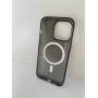Чехол прозрачный TPU Case на iPhone 14 с Magsafe v2 (Dark Ash)