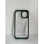Чехол прозрачный TPU Case на iPhone 14 Pro Max v2 (Olive)