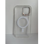 Чехол прозрачный TPU Case на iPhone 14 Plus c клипсой и Magsafe (Ice)