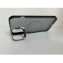 Чехол прозрачный TPU Case на iPhone 14 Pro c клипсой и Magsafe (Dark Ash)