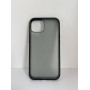 Чехол прозрачный TPU Case на iPhone 14 Pro Max (Ash Dark Black)