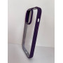 Чехол прозрачный TPU Case на iPhone 14 (Deep Purple)