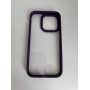 Чехол прозрачный TPU Case на iPhone 14 Pro (Deep Purple)