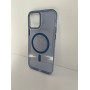 Чехол прозрачный TPU Case на iPhone 14 Plus с Magsafe (Sky Blue)