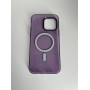 Чехол прозрачный TPU Case на iPhone 14 с Magsafe (Deep Purple)