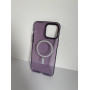 Чехол прозрачный TPU Case на iPhone 14 Plus с Magsafe (Deep Purple)