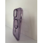 Чехол прозрачный TPU Case на iPhone 14 Pro Max с Magsafe (Deep Purple)