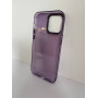 Чехол прозрачный TPU Case на iPhone 14 (Purple)
