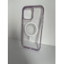 Чехол прозрачный TPU Case на iPhone 14 с Magsafe (Ice Purple)