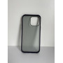 Чехол прозрачный TPU Case на iPhone 14 Plus (Dark Ash v2)