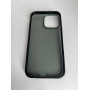 Чехол прозрачный TPU Case на iPhone 14 (Black Ash v2)
