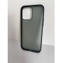 Чехол прозрачный TPU Case на iPhone 14 Pro (Black Ash v2)