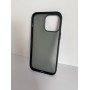 Чехол прозрачный TPU Case на iPhone 14 Pro Max (Black Ash v2)
