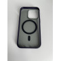 Чехол прозрачный TPU Case на iPhone 14 с Magsafe (Dark Purple Ash)